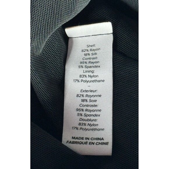 CINQ a SEPT Woman's Sz 4 Calla Black Sequin Top Cutout Back Velvet Midi Dress - Picture 7 of 10